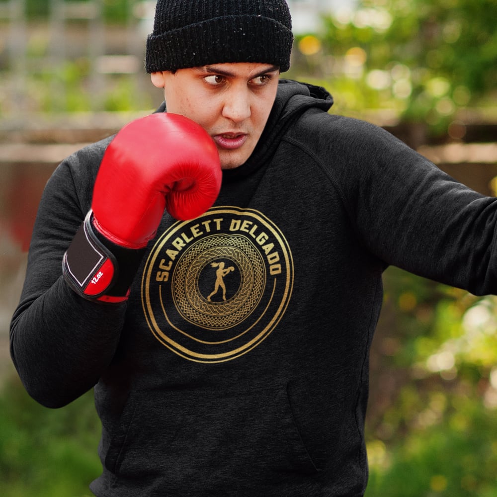 Scarlett Delgado Hoodie, Gold Logo