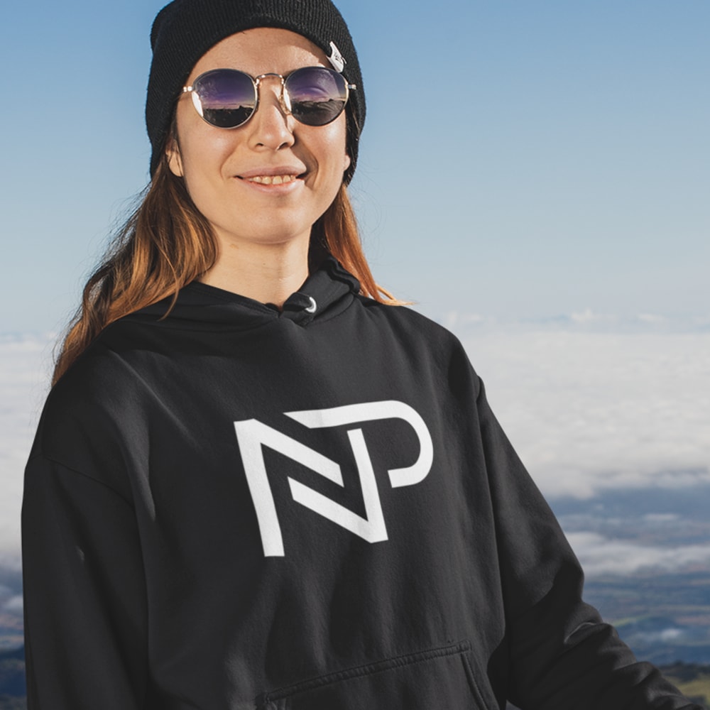 "NP" by Nikita Pavlychev Women's Hoodie, White Logo