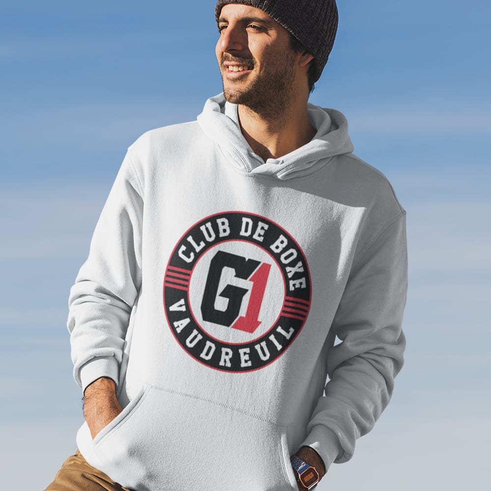 G1 Boxing Club Men's Hoodies, Round Logo