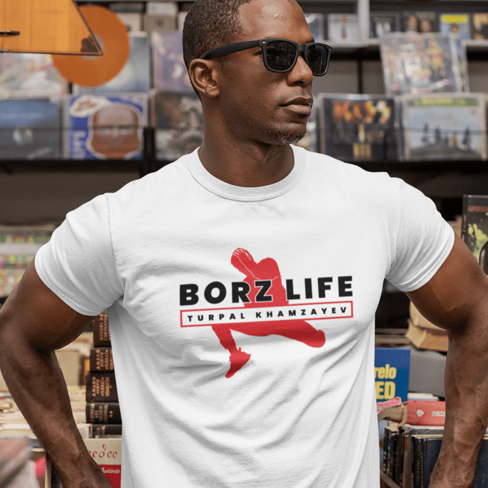 BORZLIFE by Turpal Khamzayev T-Shirt, Red Logo