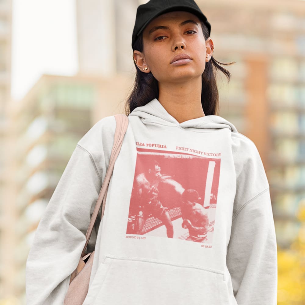  Ilia Topuria Fight Night Victory Women's Hoodie