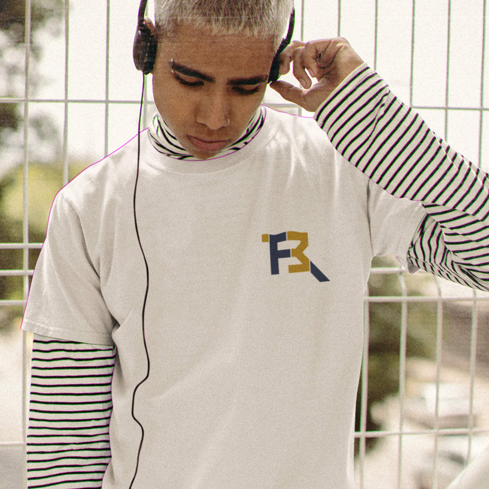 #13 by Rivaldo Fairweather T-Shirt, Gold Navy Logo