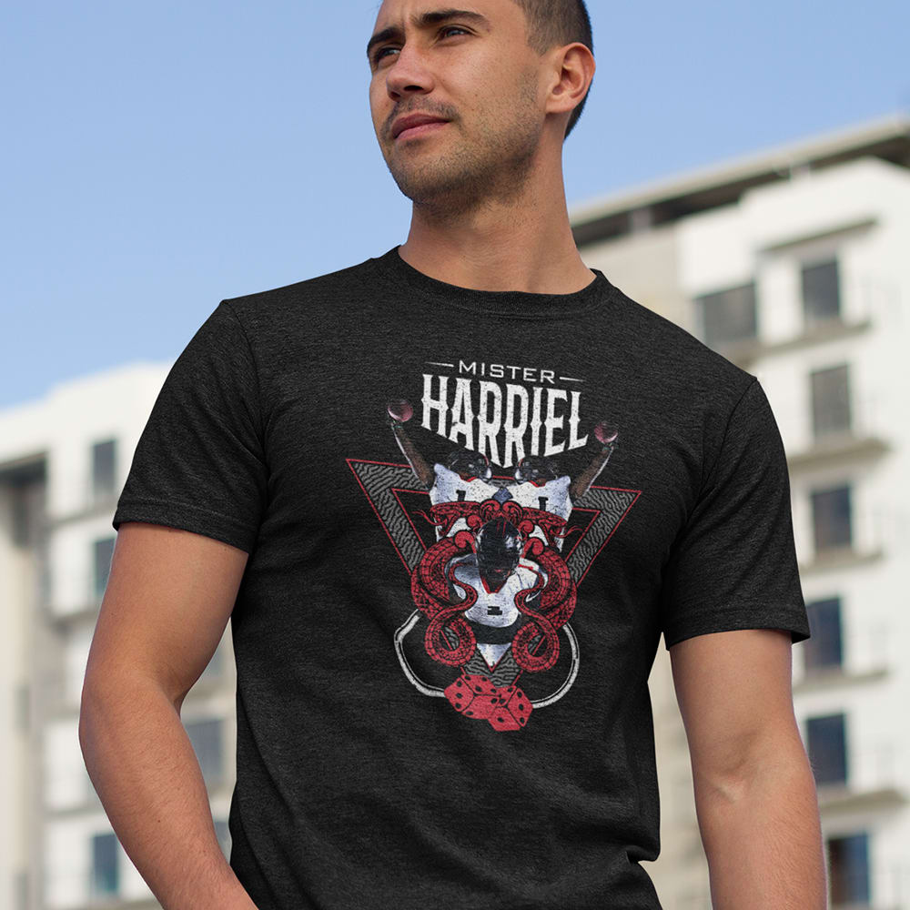 Old School Mister Harriel T-Shirt, White Logo