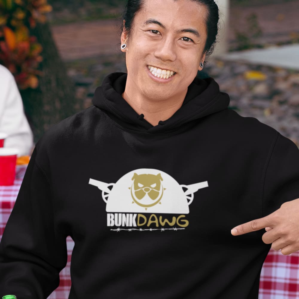 BUNKDAWG by Raymond Bunker Hoodies, White Logo