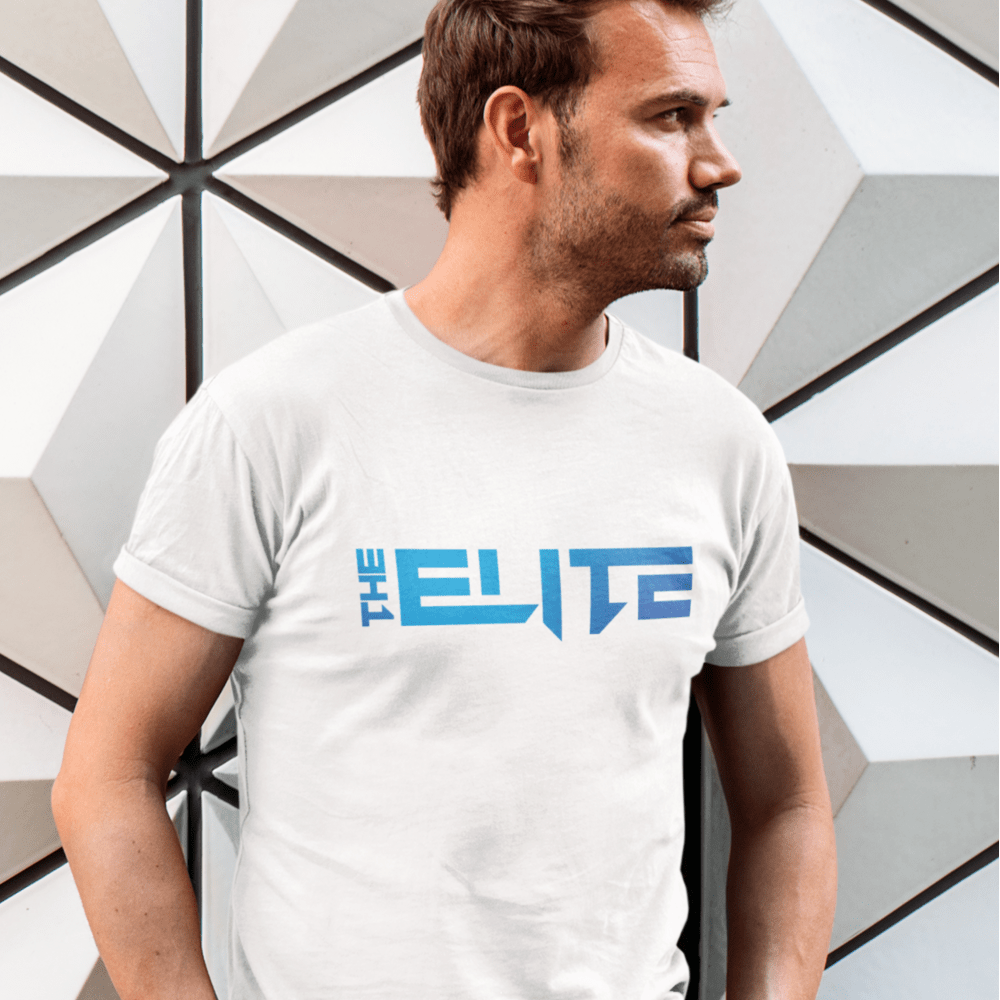 Kristopher “The Elite” Cloud Tshirt, Blue Logo
