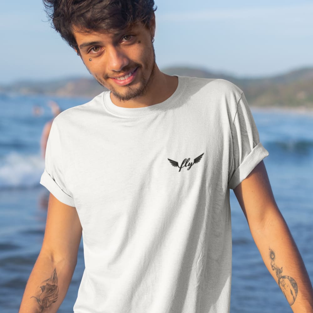 "Fly" by Anicka Newell, T-Shirt, Black Logo