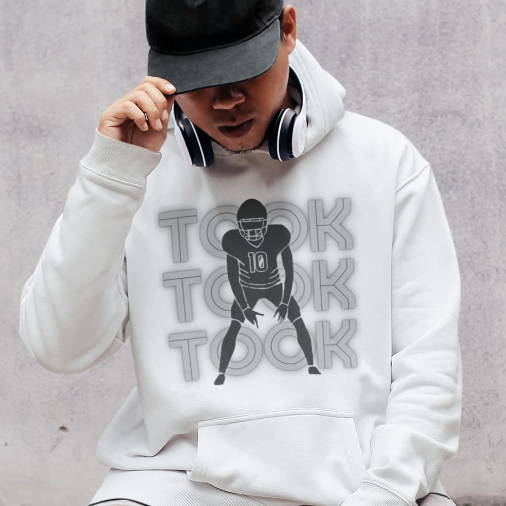"Stacked Took" by Tavyn Jackson Hoodie, Dark Logo