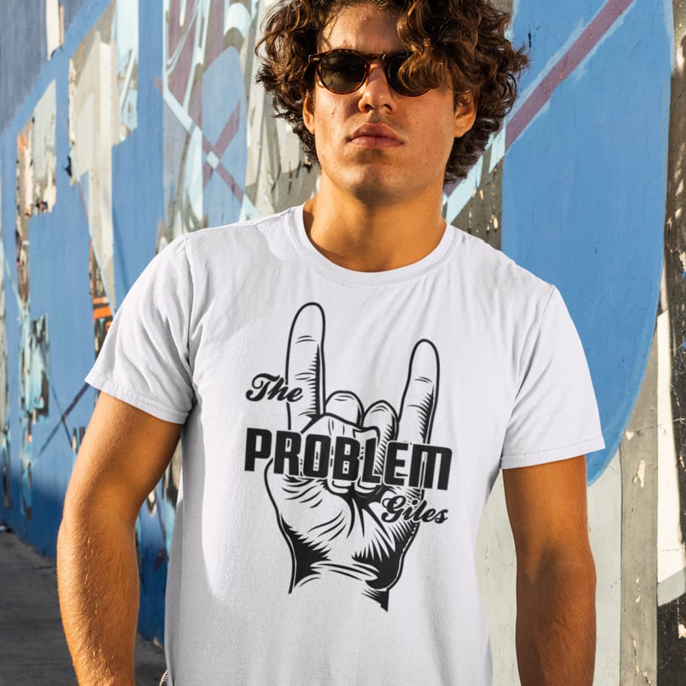 "The Problem" by Trevin Giles, Men's T-Shirt, Black Logo