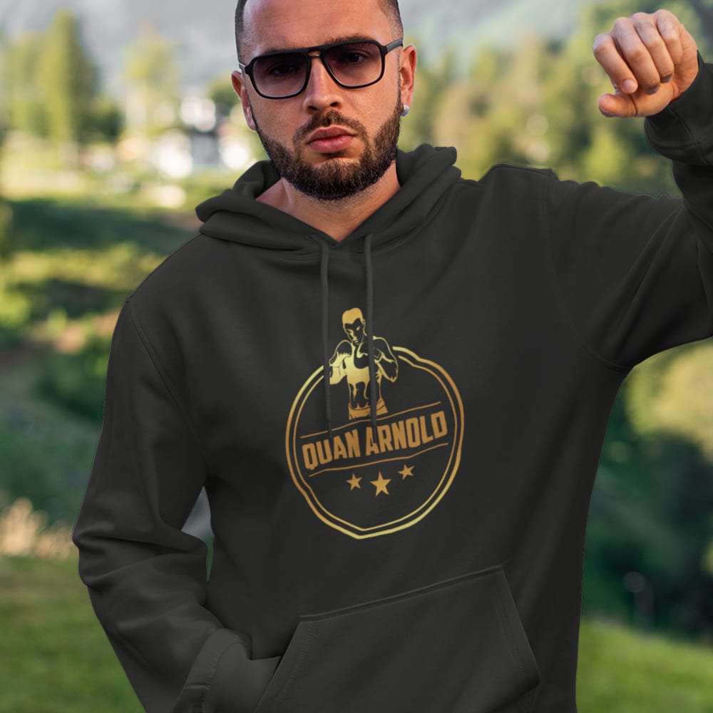  Quan "The Freak" Arnold Men's Hoodie, Gold Logo
