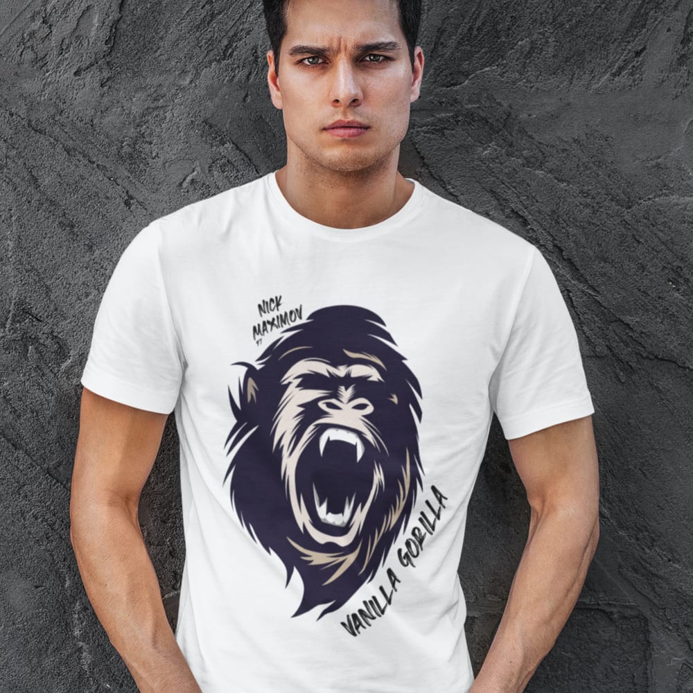 Nicholas "The Vanilla Gorilla" Maximov T-Shirt, Black Logo