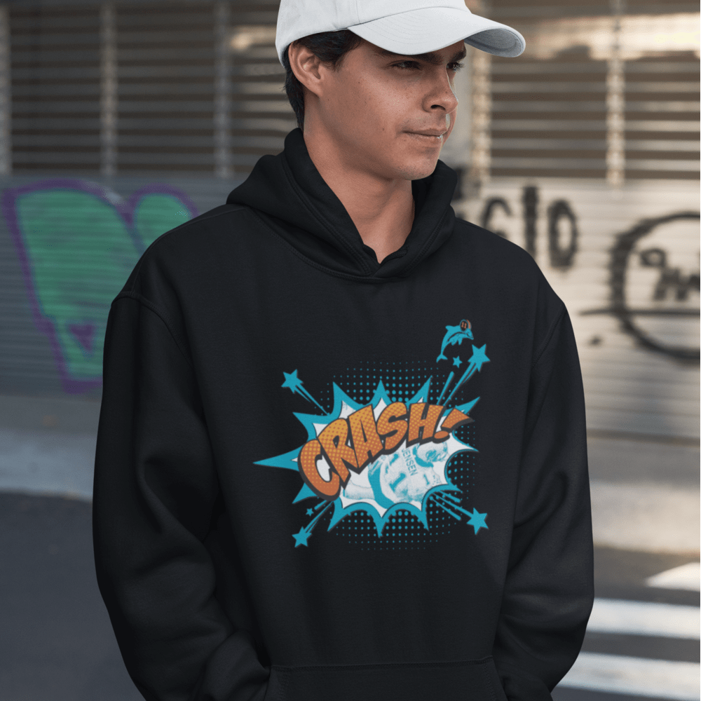 "Crash" by Jim Jensen Hoodie