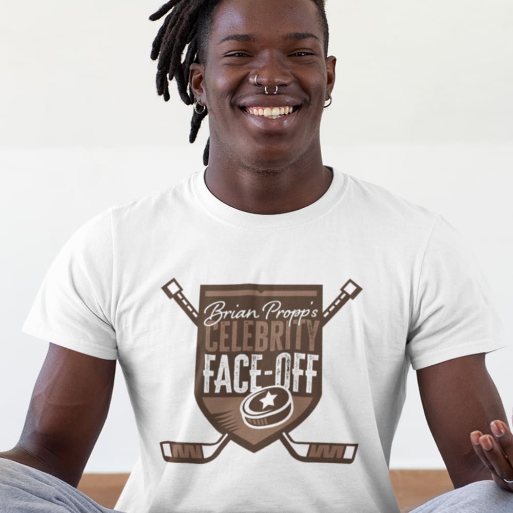 Brian Propp Celebrity Face-Off Unisex T-Shirt, Dark Logo 