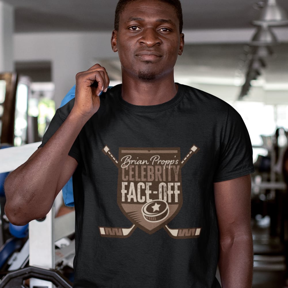 Brian Propp Celebrity Face-Off Unisex T-Shirt, Light Logo 