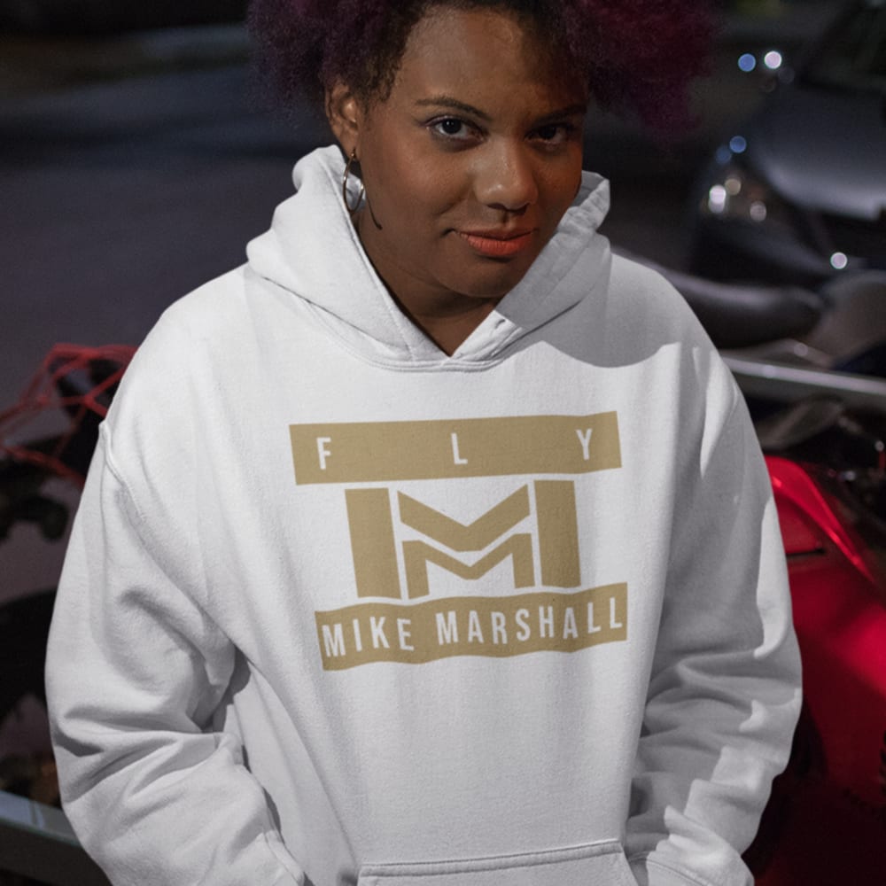 "FLY MIKE" by Mike Marshall Women's Hoodie, Gold Logo