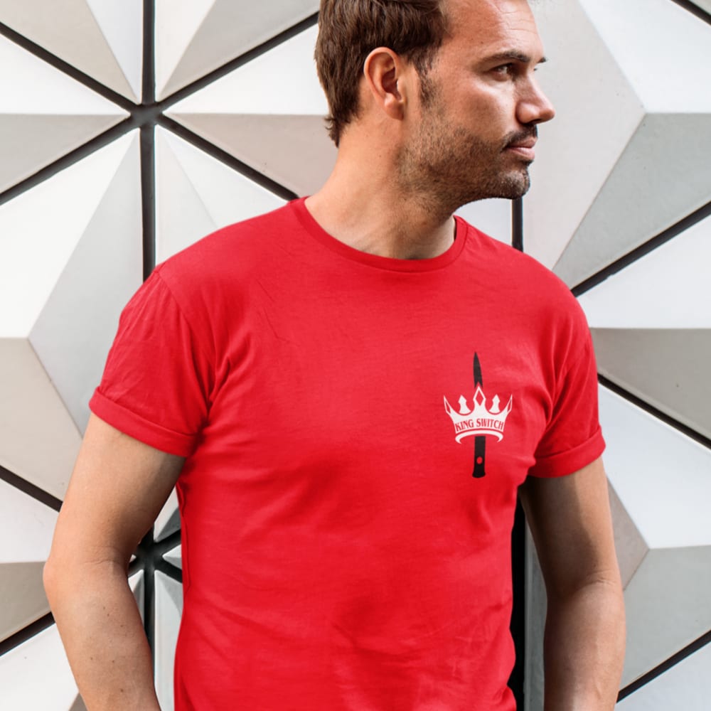 Jay White "King Switch" by MAWI, Tee, Red