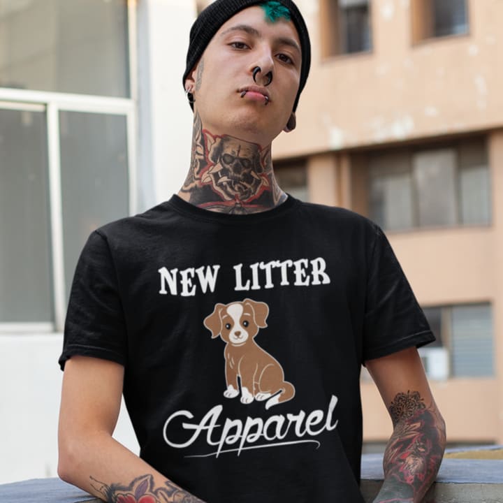 New Litter Apparel Cute Puppy T-Shirt