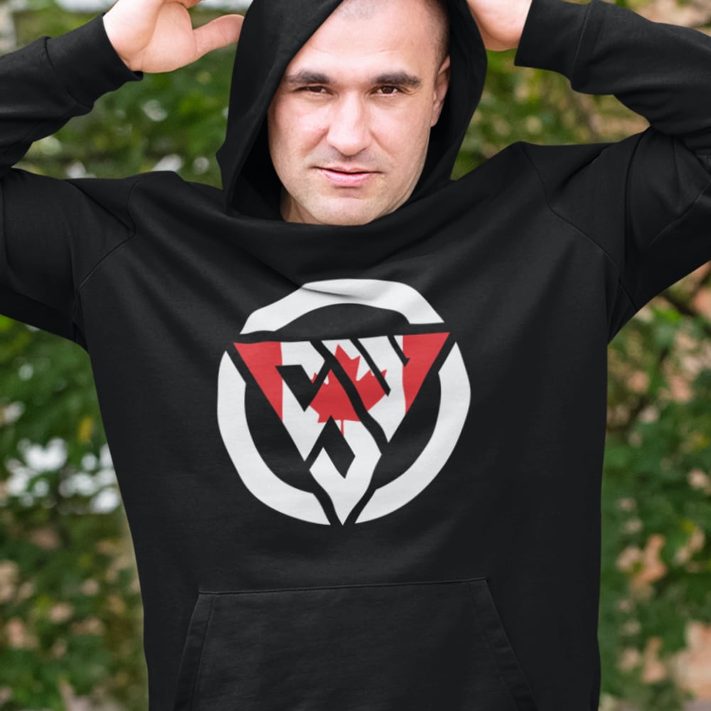 Spencer Wilcox Hoodie, White Mini Logo