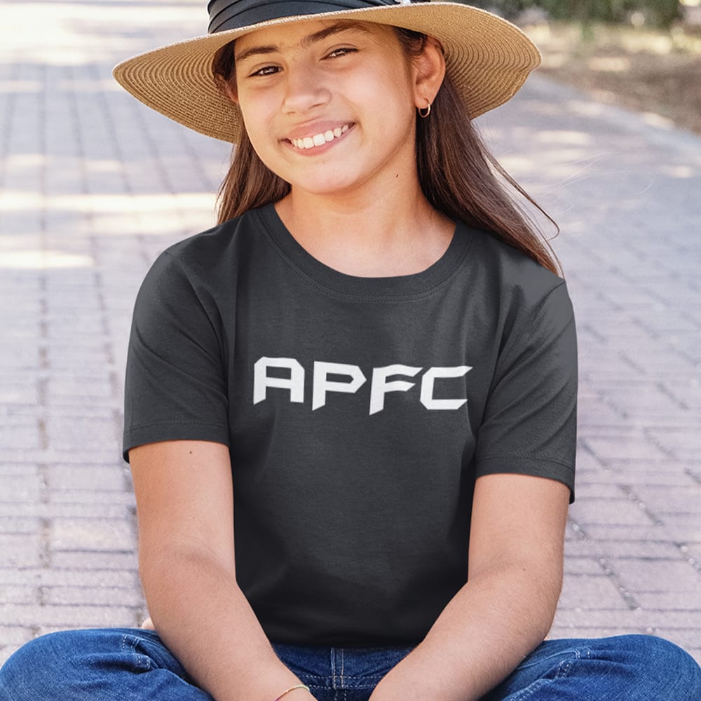 Anthony Pettis APFC Youth T-Shirt,  White Logo