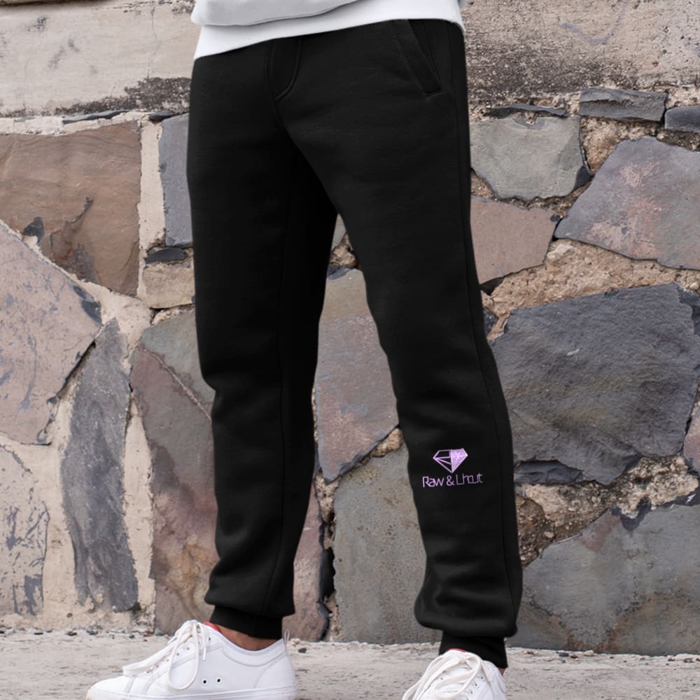 Raw & Uncut Jogger, Purple Logo