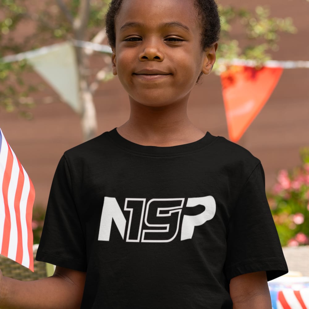 "N19P" by Nikita Pavlychev Youth T-Shirt, White Logo