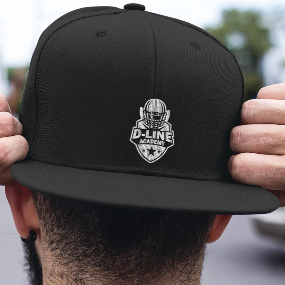 "D-Line" by Chase Baker - Hat, White Logo