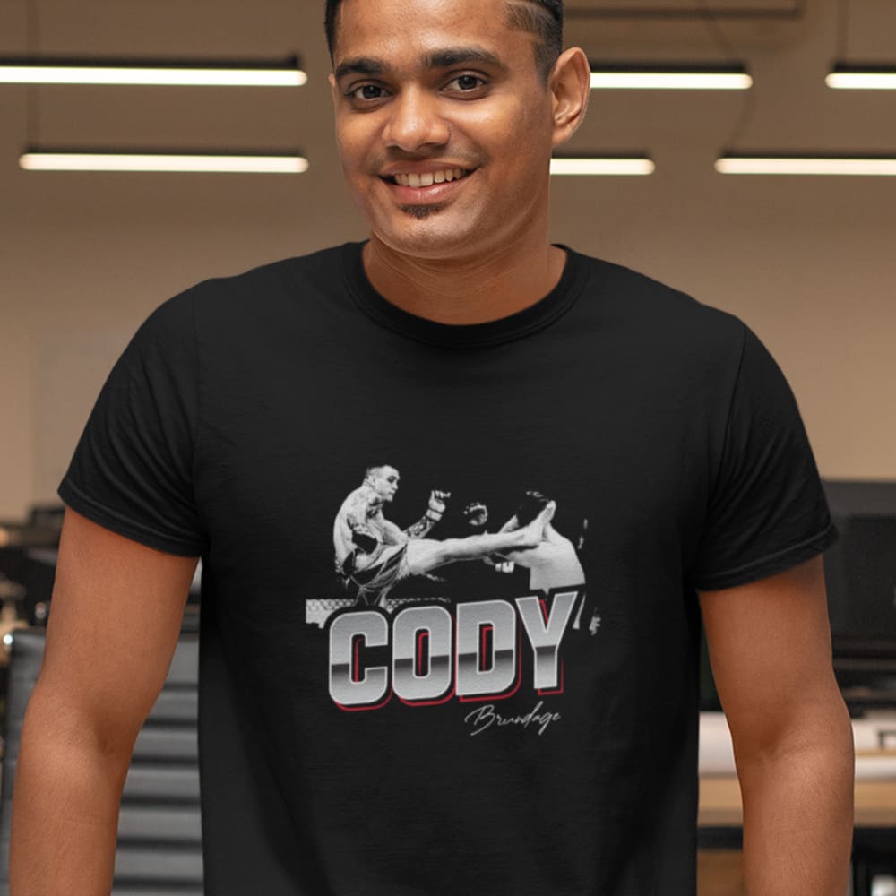 Cody Brundage "Kick" Men's Shirt, White Logo