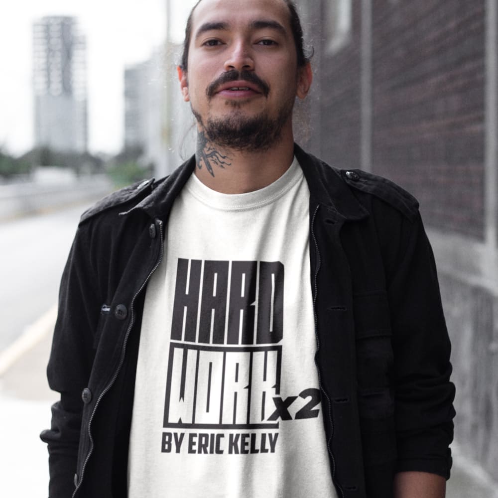Hard Work x2 by Eric Kelly T-Shirt, Black Logo
