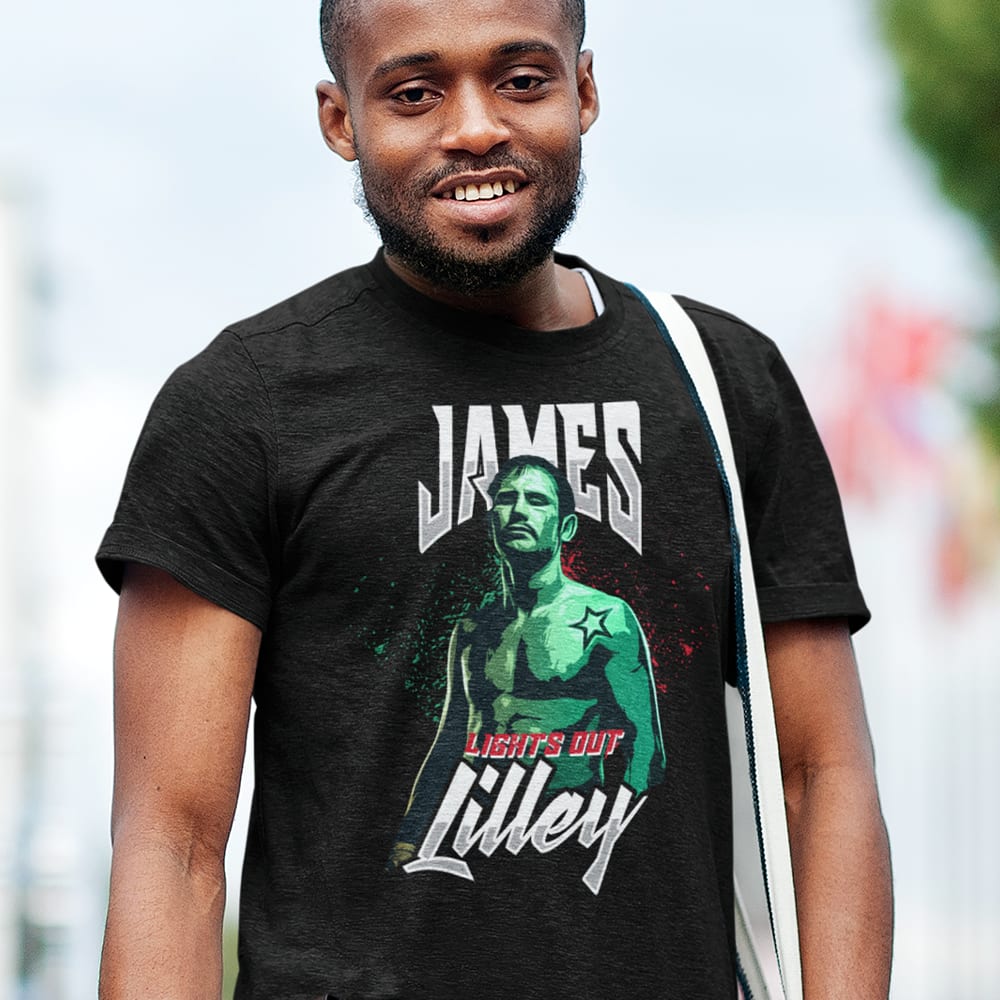 Lights Out by James Lilley Unisex T-Shirt, Light Logo