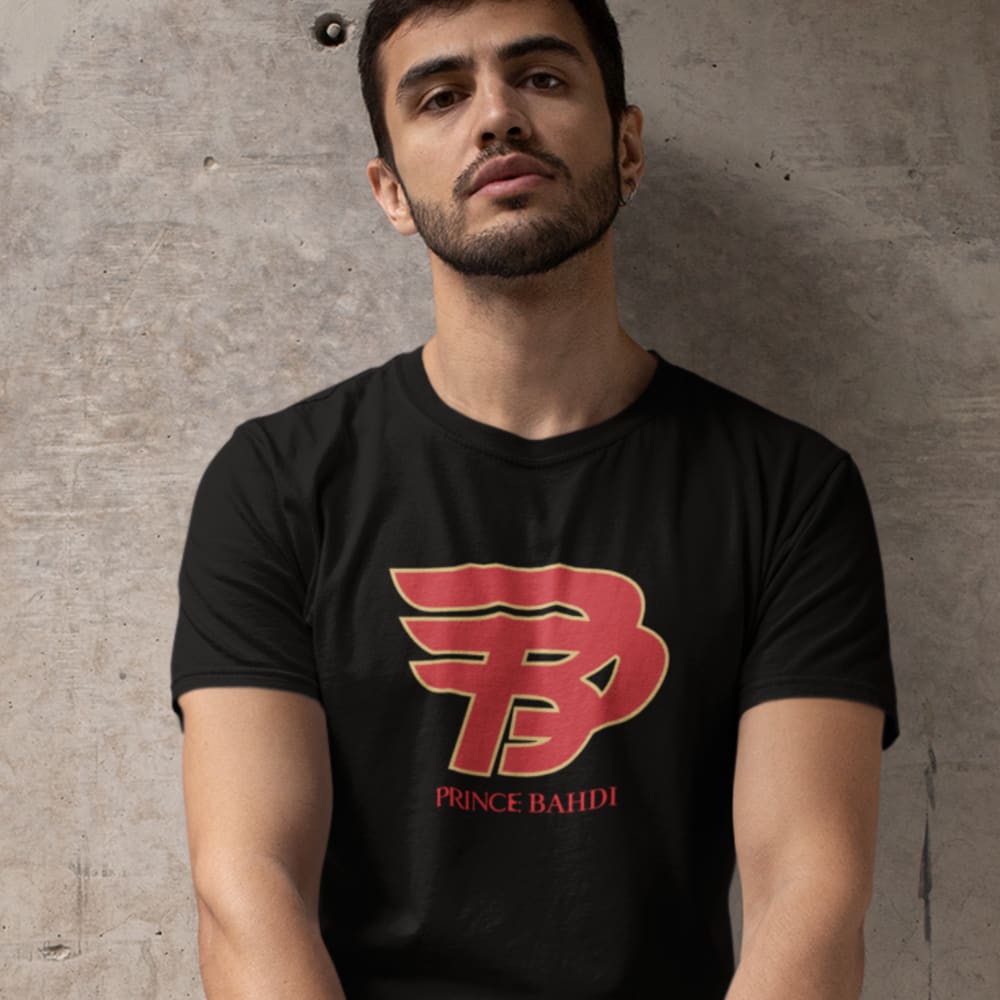 Lucas "Prince" Bahdi Men's T-Shirt, Red Logo