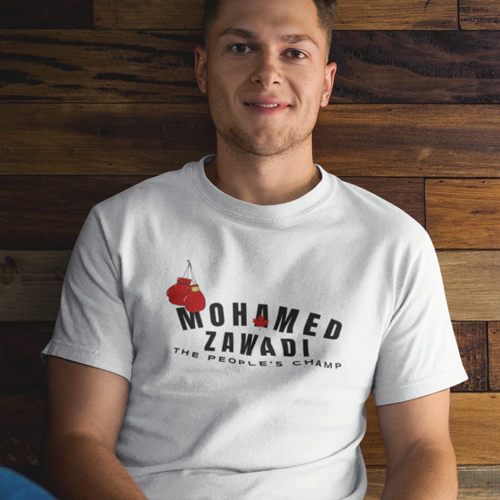 "The People's Champ" by Mohamed Zawadi, Men's T-Shirt, Dark Logo