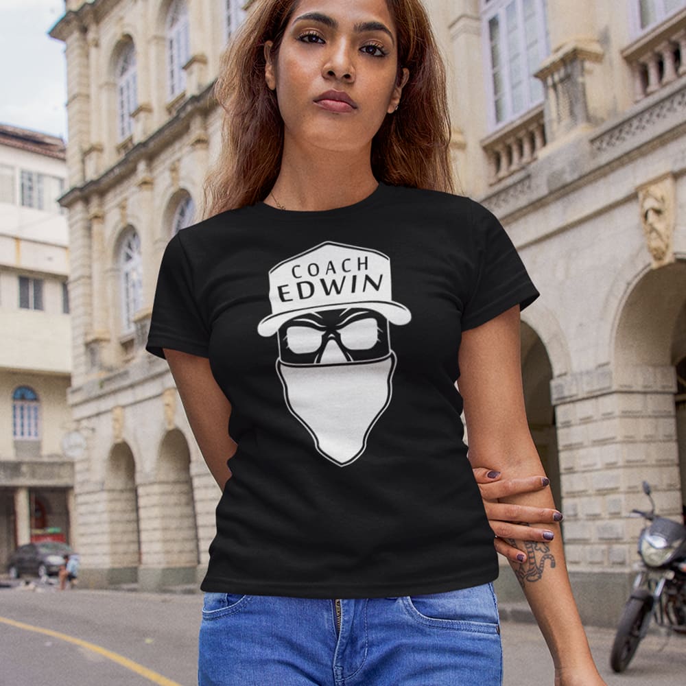 Coach Edwin by Edwin Aguilar Unisex T-Shirt, White Logo