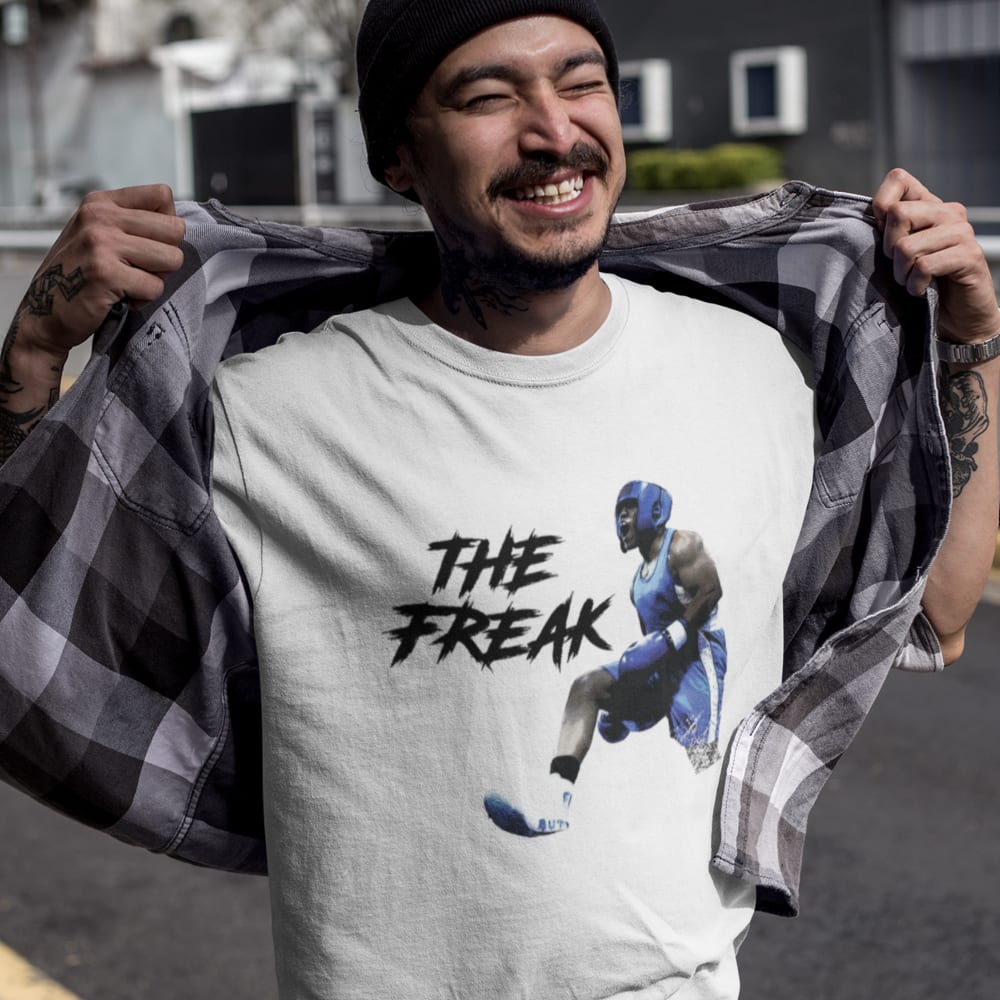  LIMITED EDITION “The Freak” Quan Arnold Men's T-Shirt, Black Logo