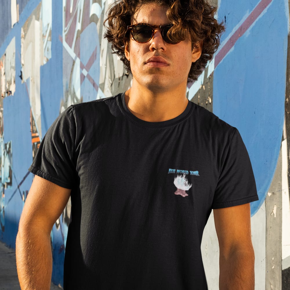 LIMITED EDITION Yeti World Tour by Joshua Bredl T-Shirt, White Logo