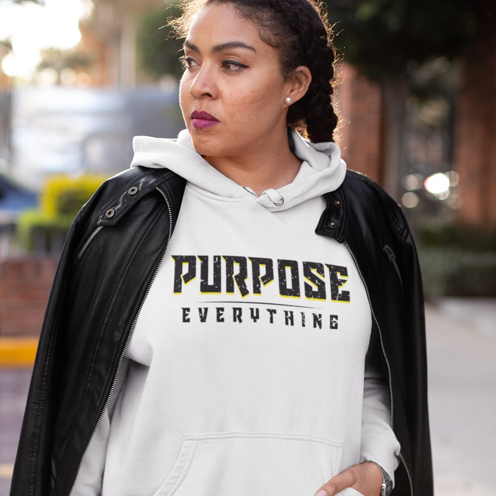  Purpose Everything by Andreas Ziegler Unisex Hoodie, Black Logo