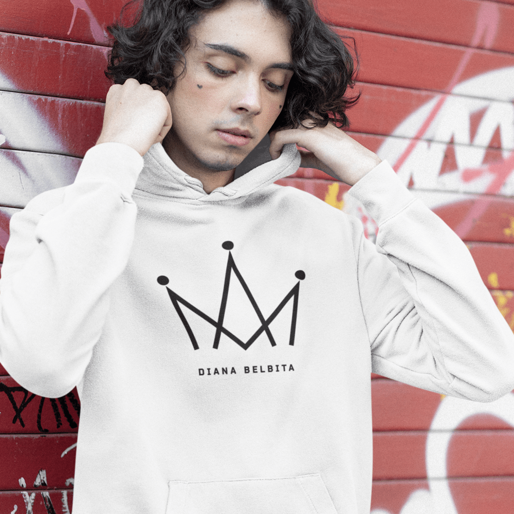 The Crown by Diana Belbita Hoodie, Black Logo