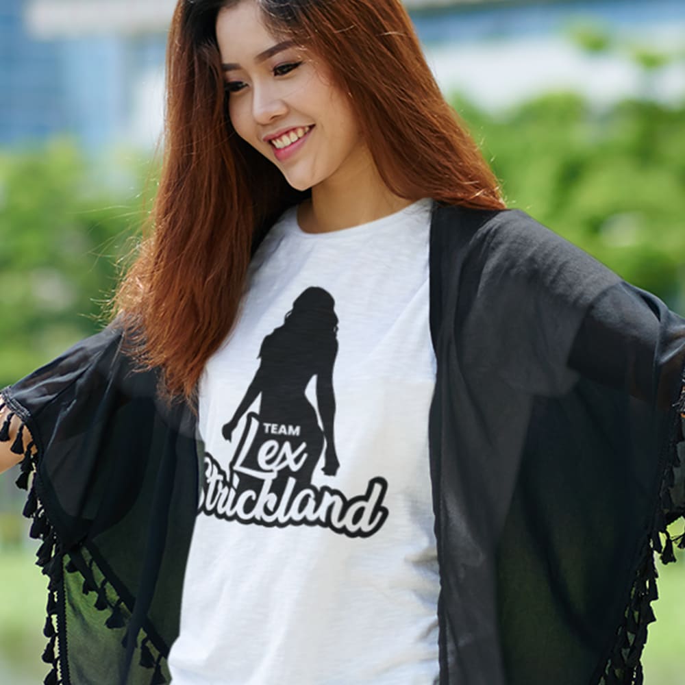 Lex strickland Unisex T-Shirt, Black Logo
