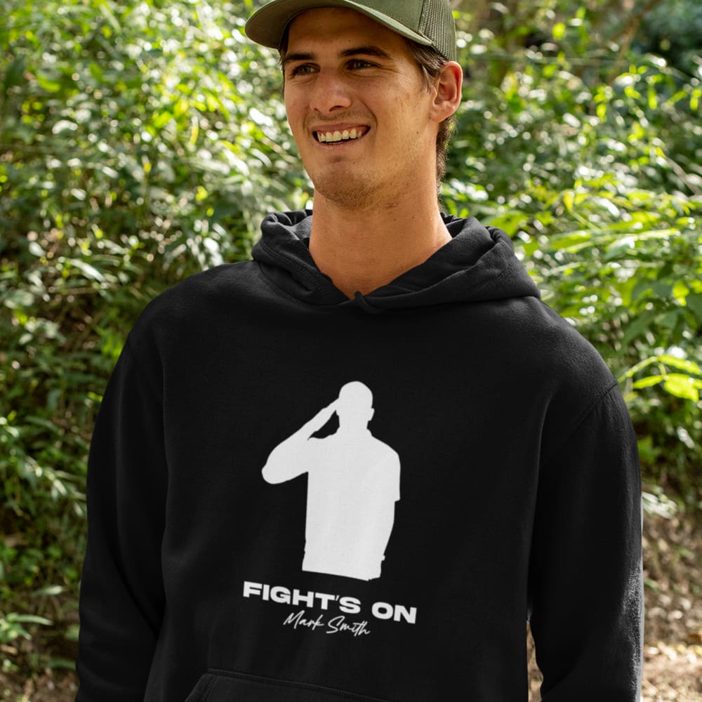 Fights on, Mark Smith Hoodie White Logo