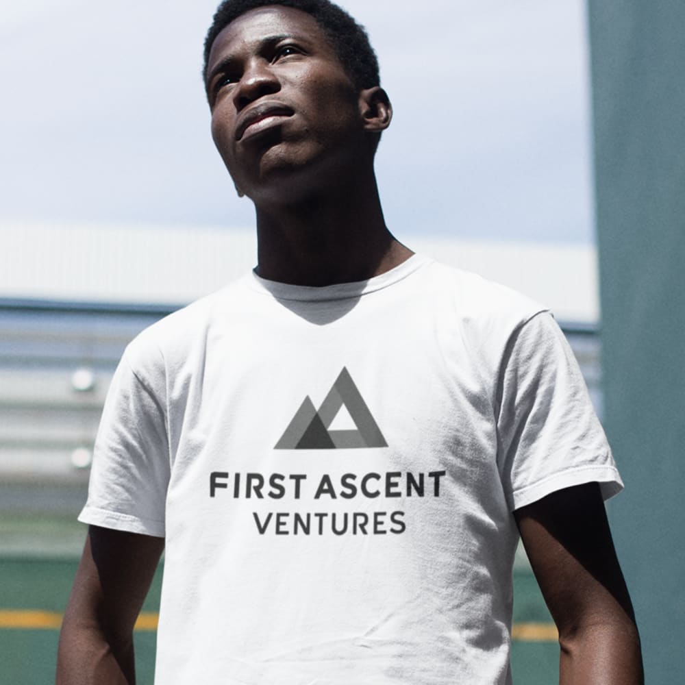 First Ascent Ventures Shirt, Black Logo