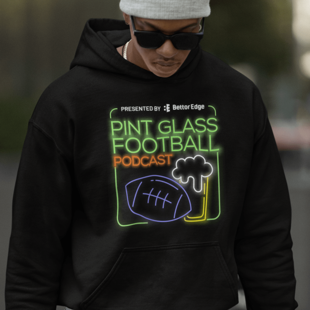 Pint Glass Football Podcast Men's Hoodie