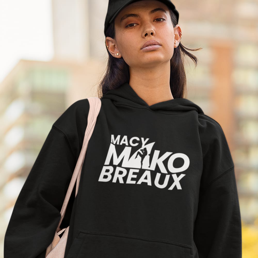  Macy Breaux Unisex Hoodie, Light Logo