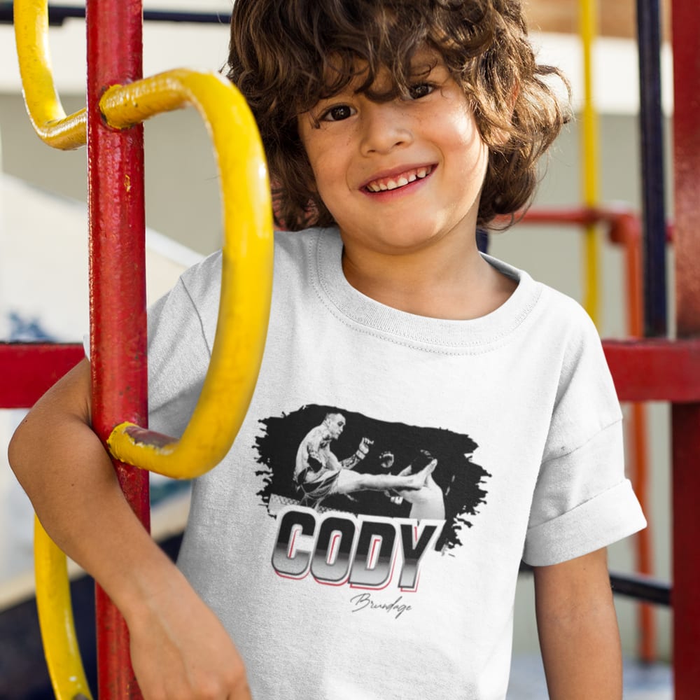 Cody Brundage "Kick" Youth Shirt, Black Logo