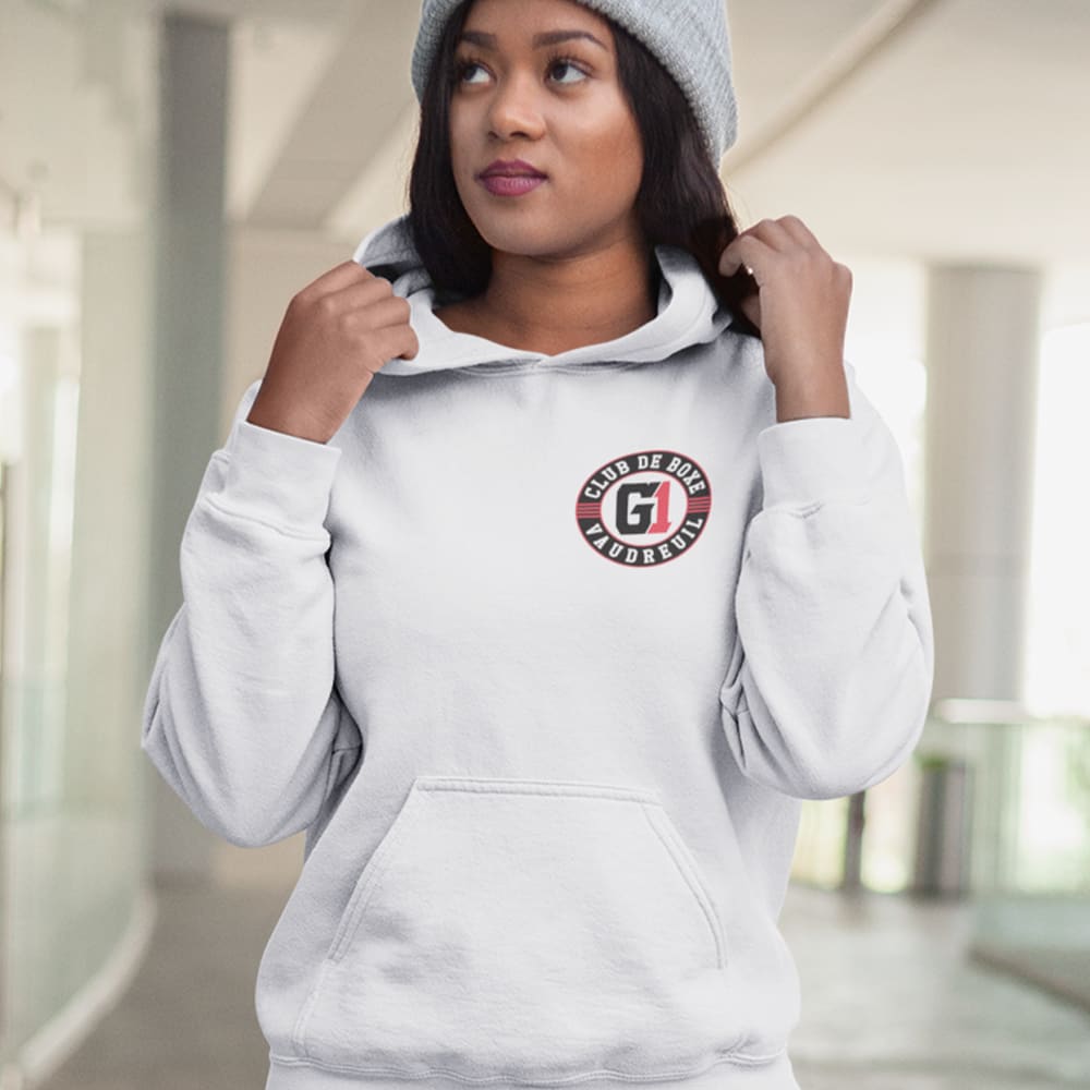 G1 Boxing Club Women's Hoodies, Round Mini Logo