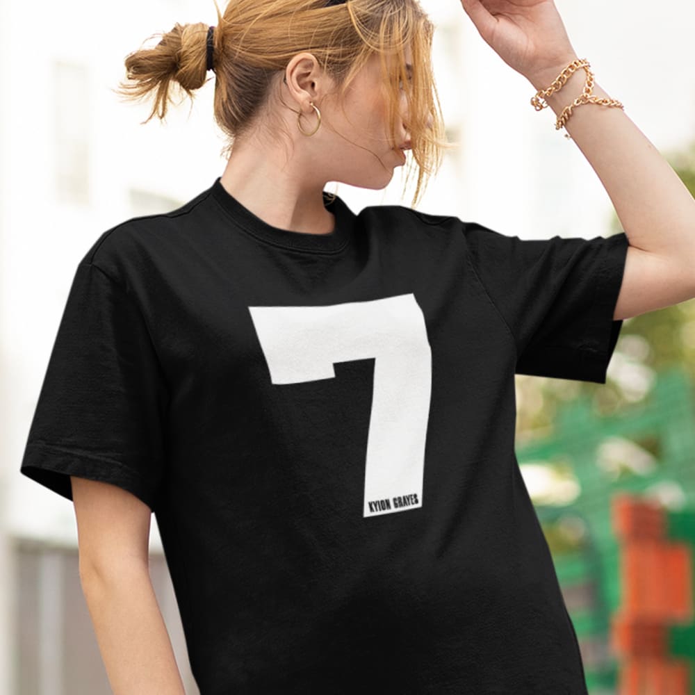 Kyion Grayes Jersey Unisex T-Shirt, White Logo