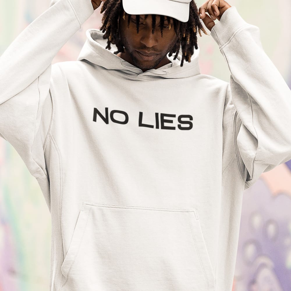 NO LIES by Grant Neal Hoodie, Black Logo