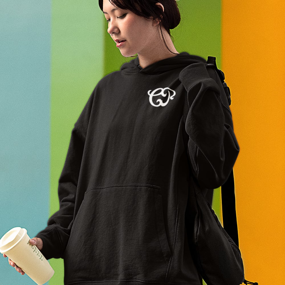 Camden Purboo Unisex Hoodie, White Logo