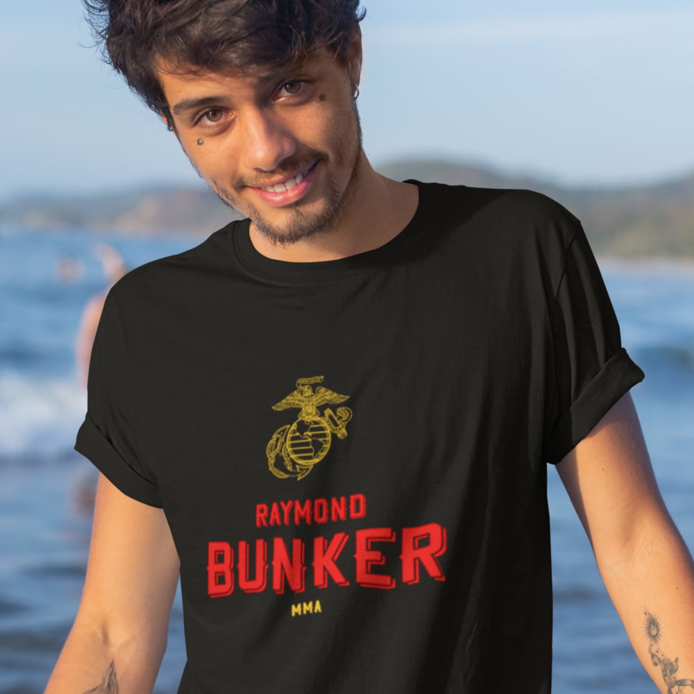 Raymond Bunker, Men's T-Shirt, Red and Gold