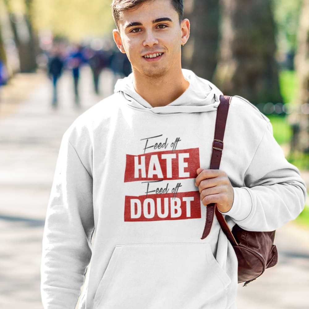 Thomas Reed "Feed off Hate, Feed off Doubt" - Hoodie, Black Logo