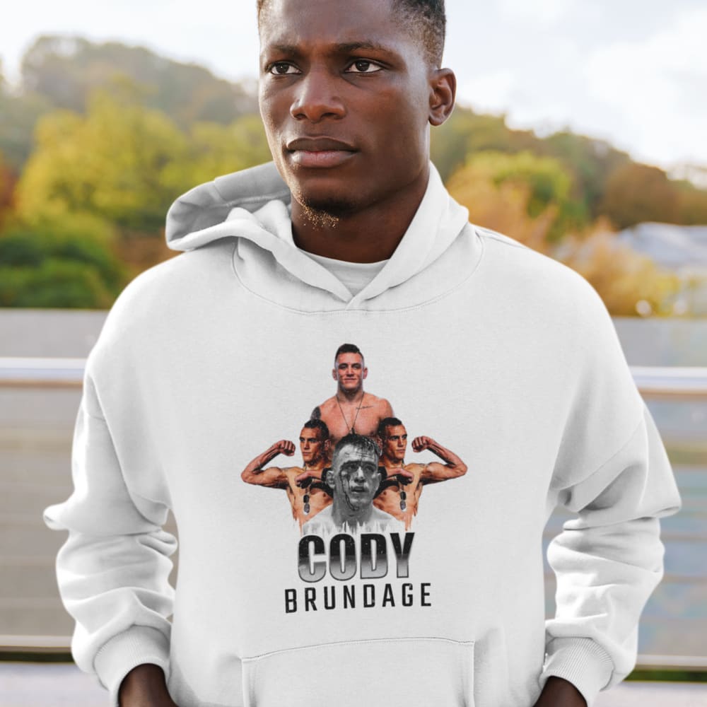 Cody Brundage Men's Hoodie, Black Logo
