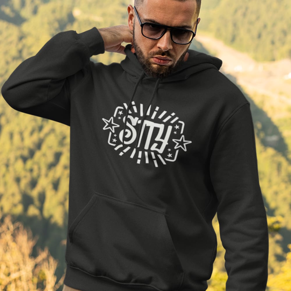 STTY V#3 by Gregory Bowie Hoodie, White Logo