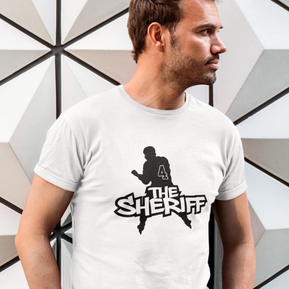 The Sheriff #4 by Sean Allen T-Shirt, Black Logo